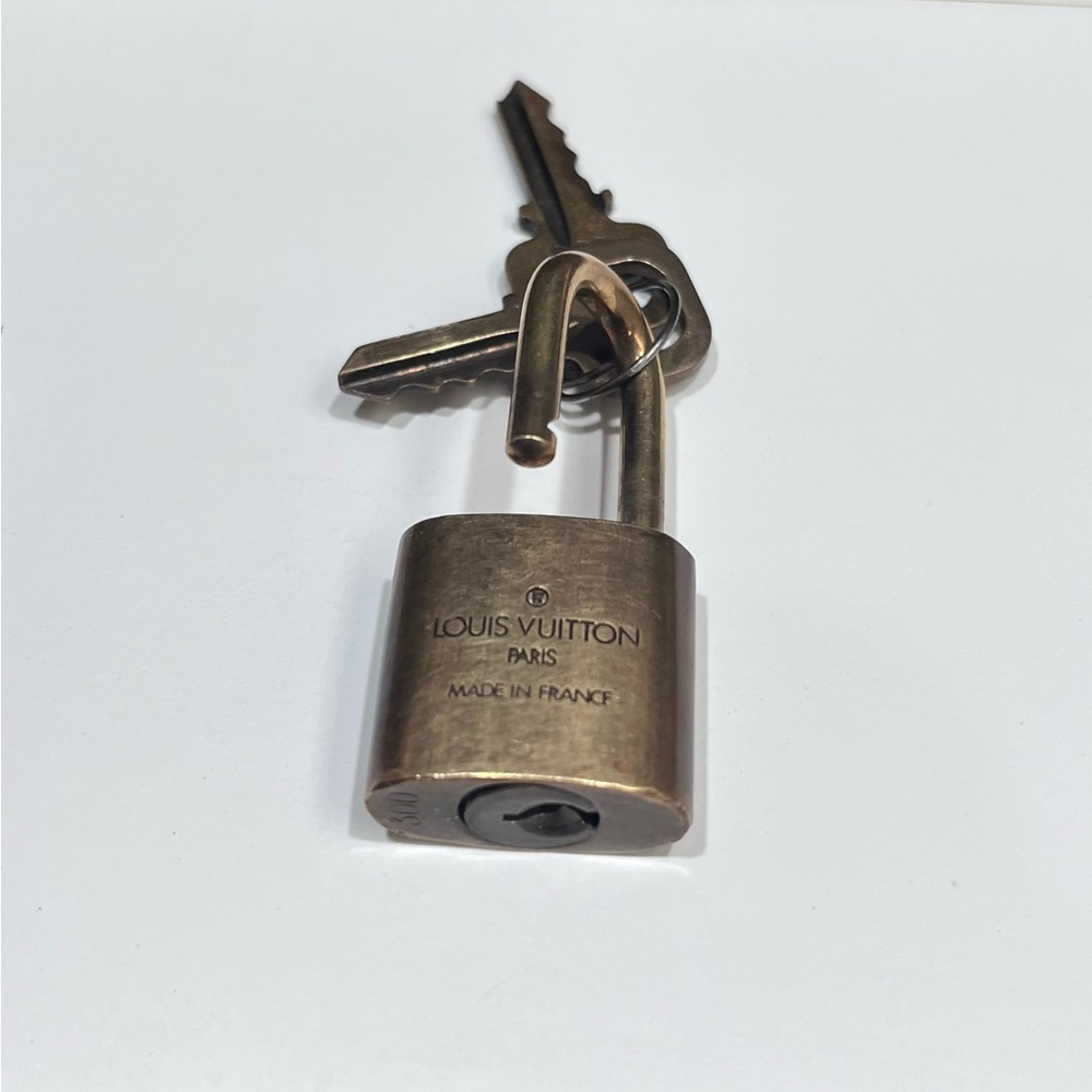 Louis Vuitton Brass Padlock with Keys